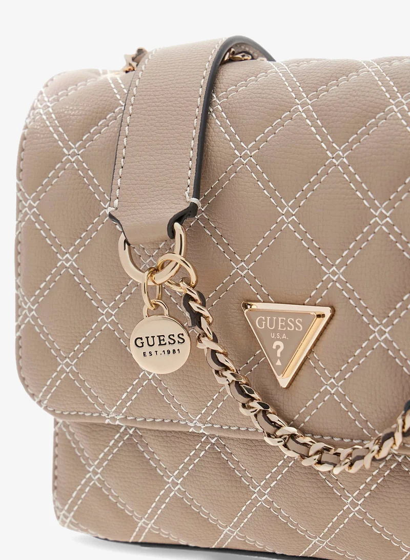 GUESS  Giully II Flap Over  Crossbody Bag for Women | Best Price UAE